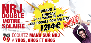 Double ton salaire tous les jours sur NRJ !