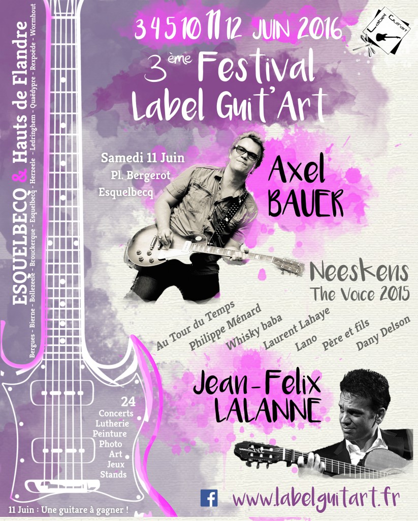 Affiche officielle 3ème festival LGA 2016