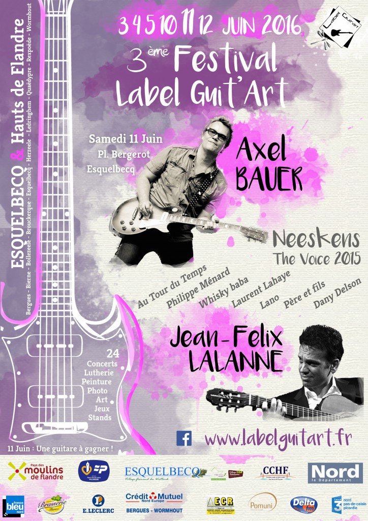 Affiche officielle 3ème festival LGA 2016