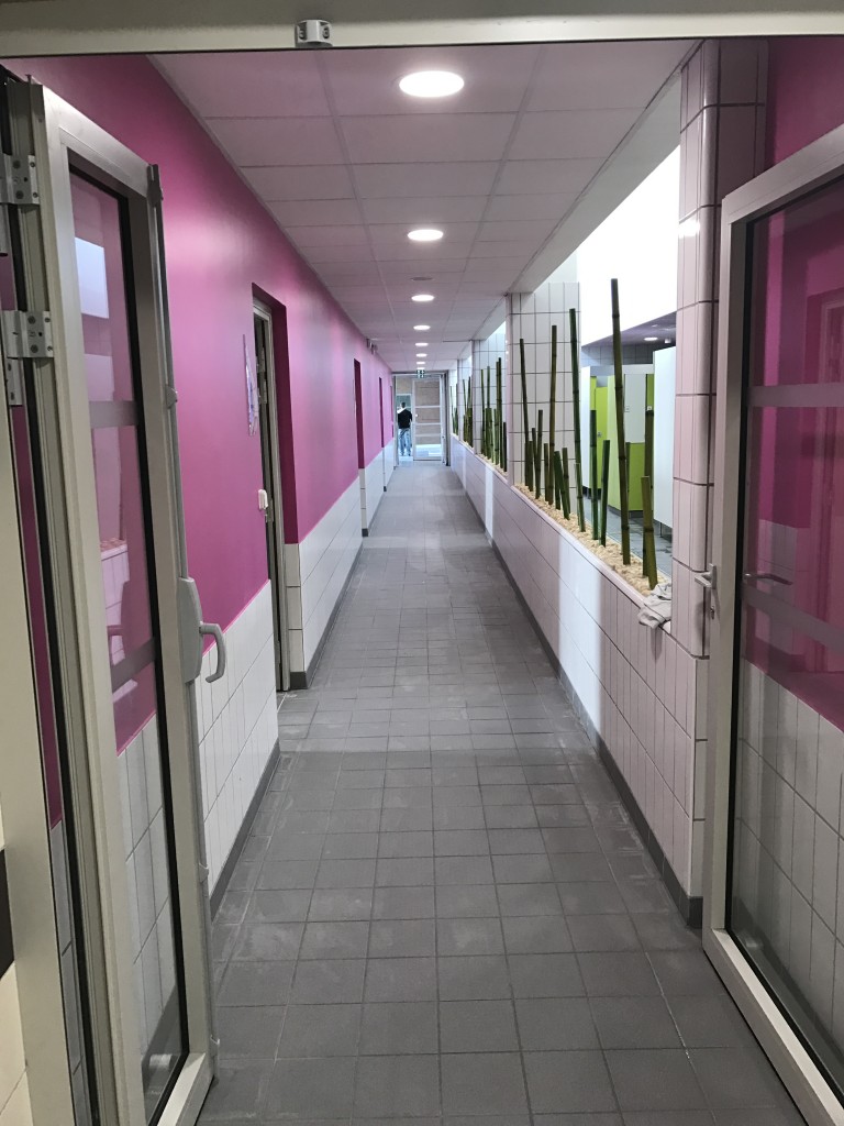 Arrivée au cœur des vestiaires