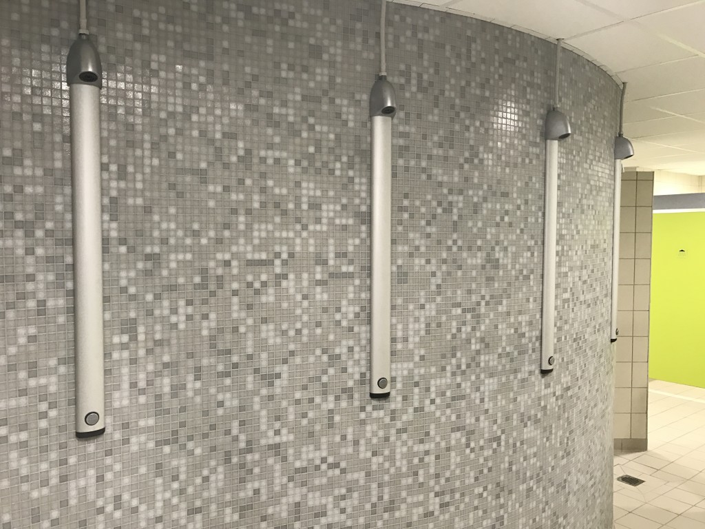 L'espace douche