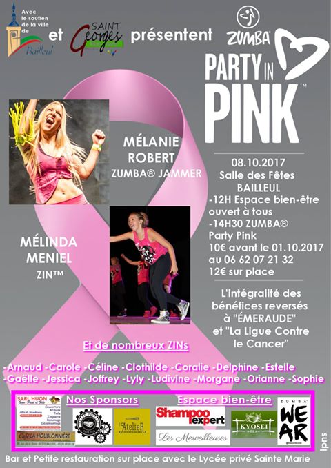 Zumba® Party Pink Octobre rose 2017
