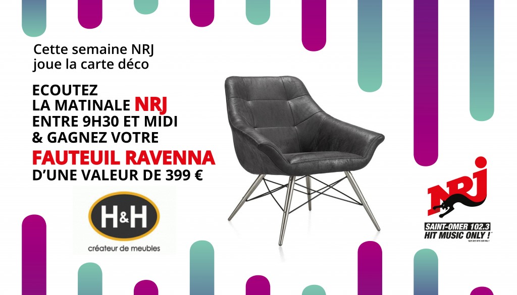 pub jeu NRJ fauteuil