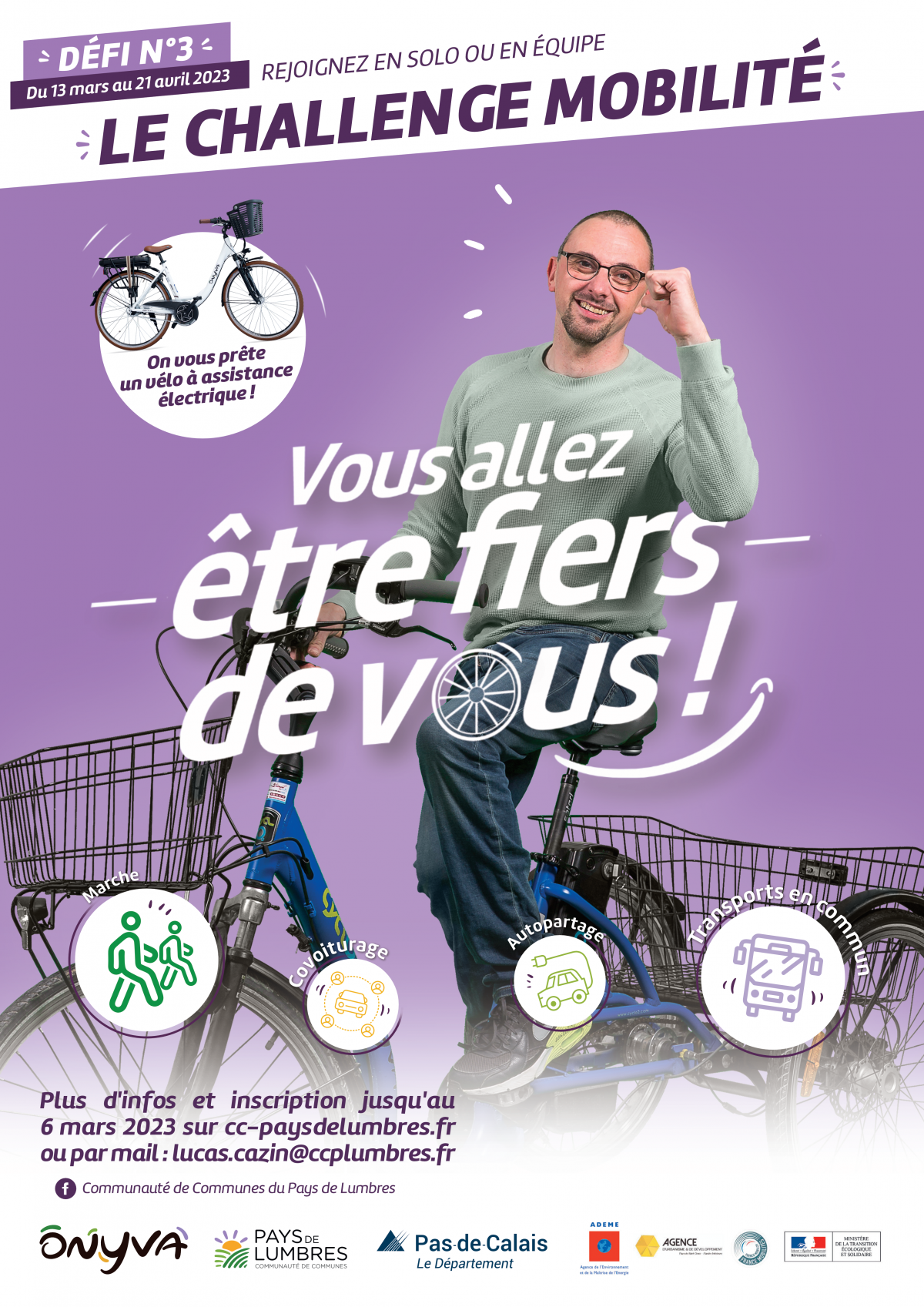 Affiche Défi Mobilité 2023 - 2